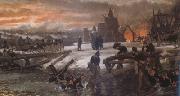 Crossing of the River Berizina 1812 (mk23), Alma-Tadema, Sir Lawrence